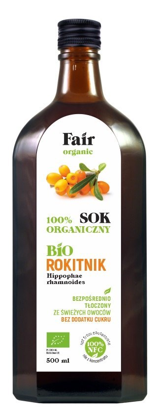 SOK Z ROKITNIKA NFC BIO 500 ml - FAIR ORGANIC FAIR ORGANIC (soki)