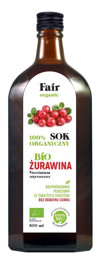 SOK Z ŻURAWINY NFC BIO 500 ml - FAIR ORGANIC FAIR ORGANIC (soki)