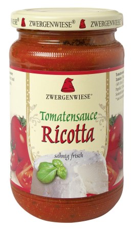 SOS POMIDOROWY Z RICOTTĄ BEZGLUTENOWY BIO 340 ml - ZWERGENWIESE ZWERGENWIESE (pasty, musy, sosy)