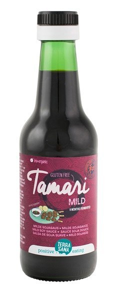 SOS SOJOWY TAMARI ŁAGODNY BEZGLUTENOWY BIO 250 ml - TERRASANA TERRASANA (kremy, makarony, sosy sojowe, inne)