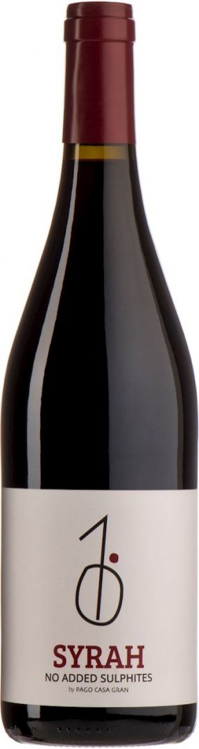 WINO PAGO CASA GRAN SYRAH BEZ DODATKU SIARCZYNÓW CZERWONE WYTRAWNE BIO 0,75 L (HISZPANIA) WINA - ZAGRANICZNE