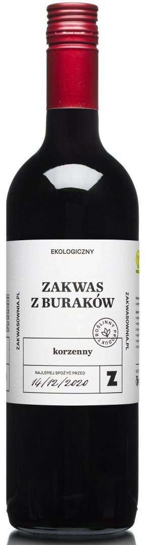 ZAKWAS Z BURAKÓW KORZENNY BIO 700 ml - DELIKATNA DELIKATNA (kombucha, kimchi, zakwas)