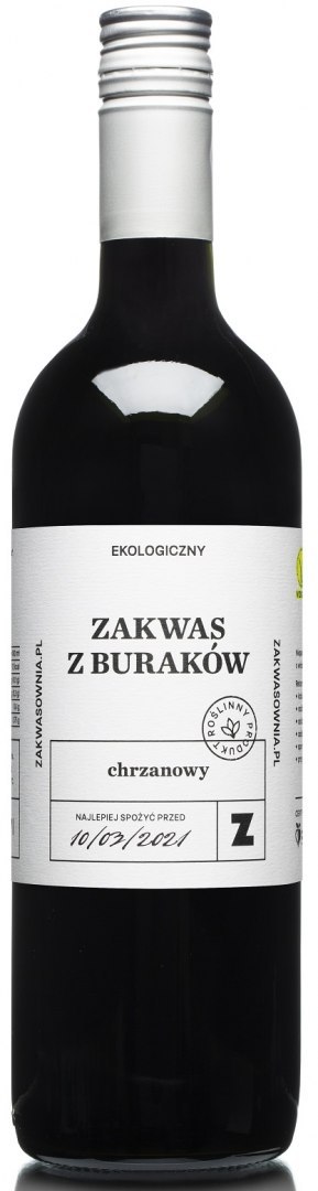 ZAKWAS Z BURAKÓW Z CHRZANEM BIO 700 ml - DELIKATNA DELIKATNA (kombucha, kimchi, zakwas)