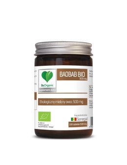 BAOBAB BIO 100 TABLETEK (500 mg) - BE ORGANIC BE ORGANIC (suplementy diety)