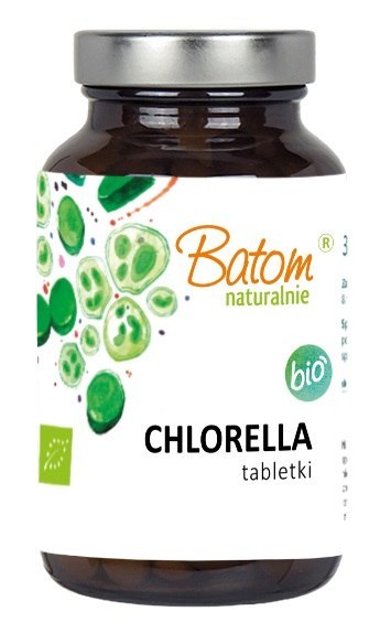 CHLORELLA BIO (400 mg) 300 TABLETEK - BATOM BATOM (oleje, soki, sole kąpielowe)