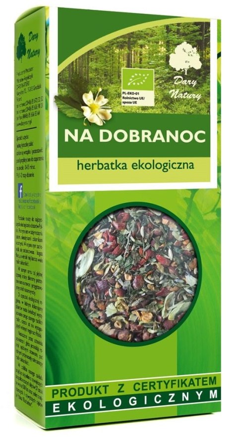 HERBATKA NA DOBRANOC BIO 50 g - DARY NATURY DARY NATURY - herbatki BIO