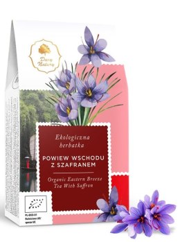 HERBATKA Z SZAFRANEM POWIEW WSCHODU BIO 80 g - DARY NATURY DARY NATURY - herbatki BIO