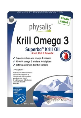 KRYL OMEGA-3 30 KAPSUŁEK - PHYSALIS PHYSALIS (olejki eteryczne, suplementy)