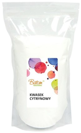 KWASEK CYTRYNOWY 1 kg - BATOM BATOM (oleje, soki, sole kąpielowe)