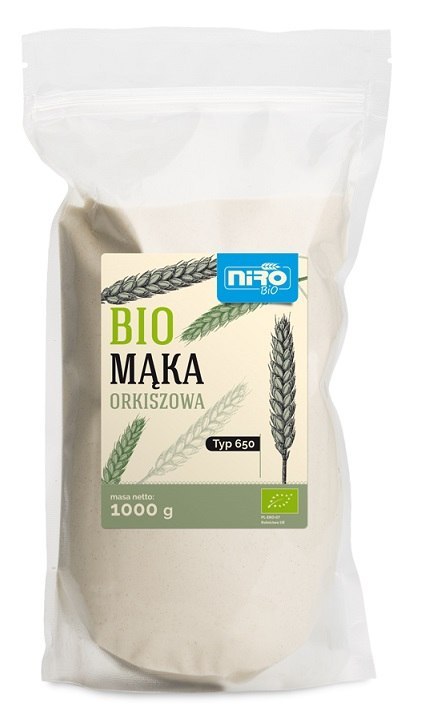 MĄKA ORKISZOWA TYP 650 BIO 1 kg - NIRO NIRO (makarony orkiszowe)