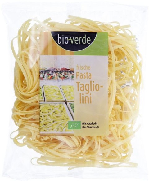 MAKARON (SEMOLINOWY JAJECZNY ŚWIEŻY) TAGLIATELLE BIO 250 g - BIO VERDE BIO VERDE (sery, wędliny, humusy, inne)