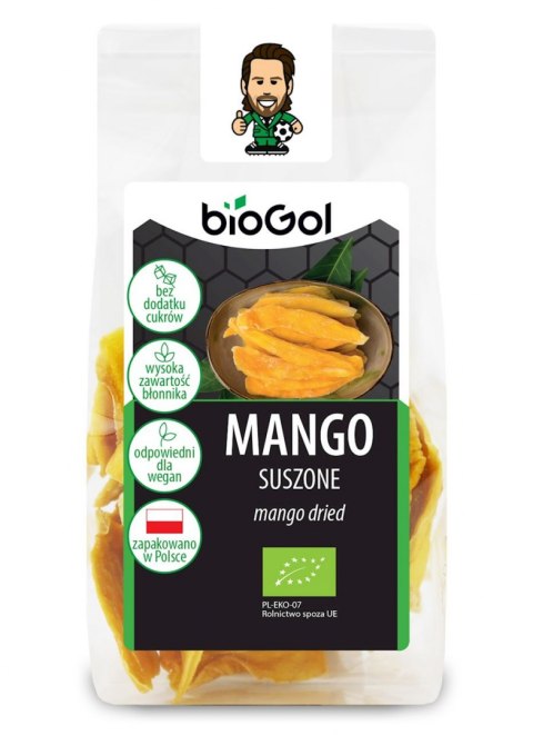 MANGO SUSZONE BIO 100 g - BIOGOL BIOGOL (produkty śniadaniowe, przekąski bez cukru)