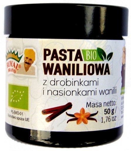 PASTA WANILIOWA BIO 50 g - ROYAL BRAND ROYAL BRAND (aromaty)