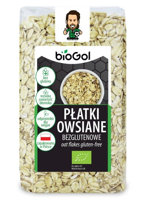 PŁATKI OWSIANE BEZGLUTENOWE BIO 300 g - BIOGOL BIOGOL (przekąski)