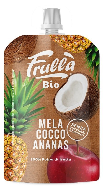 MUS JABŁKO - ANANAS - KOKOS BEZ DODATKU CUKRÓW BIO 100 g - NATURA NUOVA NATURA NUOVA (musy owocowe)