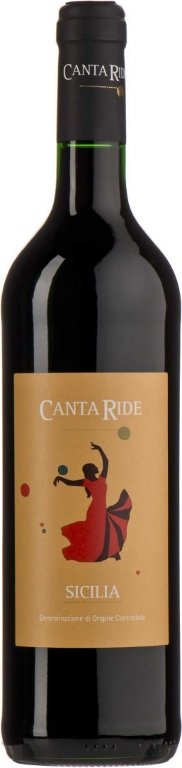 WINO CANTA RIDE SICILIA CZERWONE WYTRAWNE BIO 0,75 L (WŁOCHY) WINA - ZAGRANICZNE