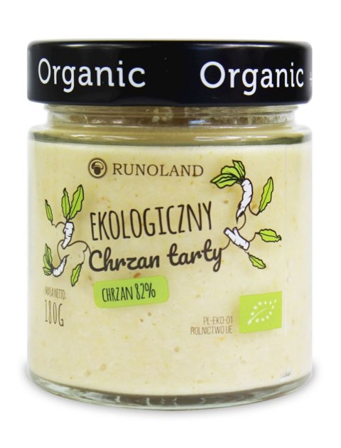 CHRZAN TARTY BIO 180 g - RUNOLAND RUNOLAND (grzyby, zupy, przetwory)