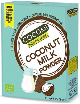 COCONUT MILK - NAPÓJ KOKOSOWY W PROSZKU BIO 150 g - COCOMI COCOMI (wody kokosowe, oleje kokosowe, śmietanki)