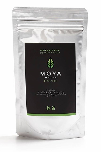 HERBATA ZIELONA MATCHA CODZIENNA JAPOŃSKA BIO 100 g - MOYA MATCHA MOYA MATCHA (herbaty zielone, matcha)