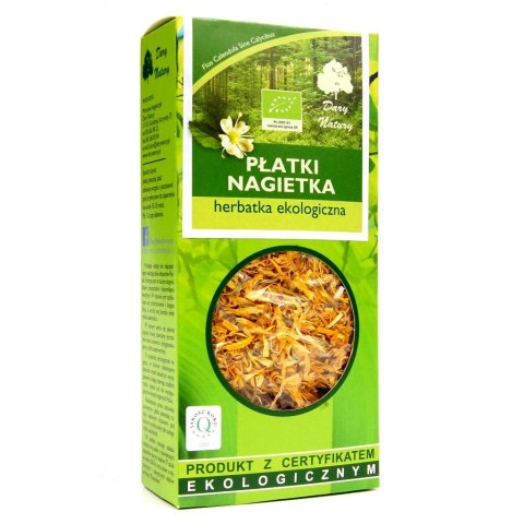 HERBATKA PŁATKI NAGIETKA BIO 25 g - DARY NATURY DARY NATURY - herbatki BIO