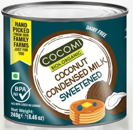 NAPÓJ KOKOSOWY SKONDENSOWANY BIO 240 g - COCOMI COCOMI (wody kokosowe, oleje kokosowe, śmietanki)