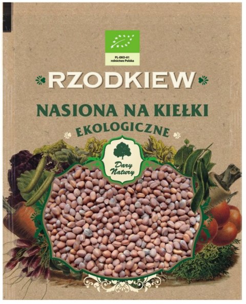 NASIONA RZODKIEWKI BIO NA KIEŁKI 30 g - DARY NATURY DARY NATURY - inne