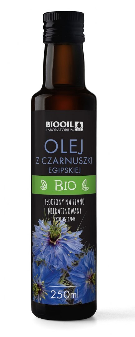 OLEJ Z CZARNUSZKI EGIPSKIEJ TŁOCZONY NA ZIMNO BIO 250 ml - BIOOIL BIOOIL (oleje)