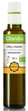 OLEJ Z LNIANKI TŁOCZONY NA ZIMNO BIO 250 ml - OLANDIA OLANDIA (oleje)