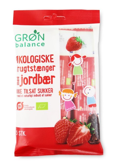 PRZEKĄSKI DLA DZIECI TRUSKAWKOWE BIO (5 x 20 g) 100 g - GRON BALANCE GRON BALANCE (kosmetyki i produkty spożywcze)