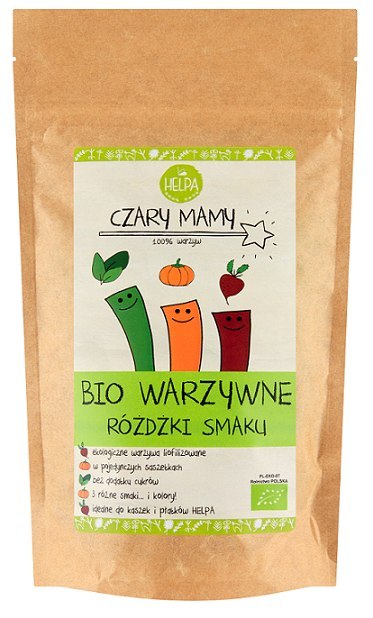 RÓŻDŻKI SMAKU WARZYWNE (LIOFILIZOWANE WARZYWA) BIO (9 x 2 g) 18 g - HELPA HELPA (kaszki)