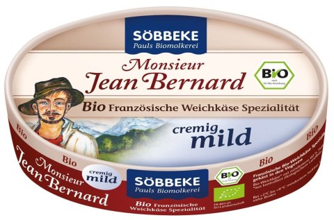 SER MIĘKKI PLEŚNIOWY JEAN BERNARD BIO 200 g - SOBBEKE SOBBEKE (nabiał z mleka krowiego)