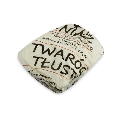 TWARÓG TŁUSTY BIO (około 0,30 kg) - EKO KNIAŹ (NA ZAMÓWIENIE) EKO KNIAŹ (nabiał z mleka krowiego)