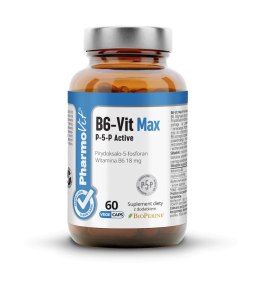 WITAMINA B6-VIT MAX P-5-P ACTIVE (18 mg) BEZGLUTENOWA 60 KAPSUŁEK - PHARMOVIT (CLEAN LABEL) PHARMOVIT (suplementy diety)