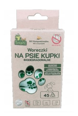 WORKI NA PSIE ODCHODY (KOMPOSTOWALNE I BIODEGRADOWALNE) 45 szt - FROGGY FROGGY (worki na odpady)