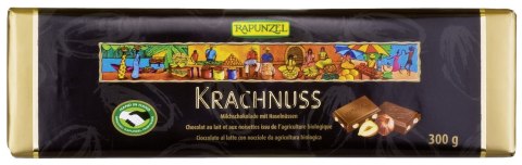 CZEKOLADA MLECZNA Z ORZECHAMI LASKOWYMI BIO 300 g - RAPUNZEL (PRODUKT SEZONOWY) RAPUNZEL (kremy orzechowe, ketchupy, czekolady)