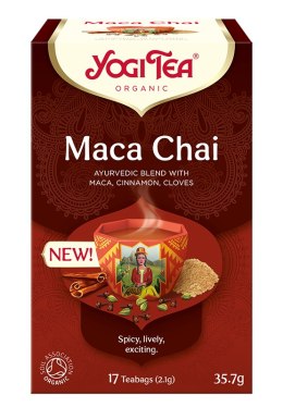 HERBATKA MACA CHAI BIO (17 x 2,1 g) 35,7 g - YOGI TEA YOGI TEA (herbaty i herbatki)