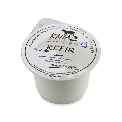 KEFIR BIO 200 ml - EKO KNIAŹ (NA ZAMÓWIENIE) EKO KNIAŹ (nabiał z mleka krowiego)