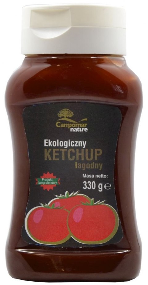 KETCHUP ŁAGODNY BEZGLUTENOWY BIO 330 g - CAMPOMAR NATURE CAMPOMAR NATURE (oliwki, oliwa, kapary, miód)