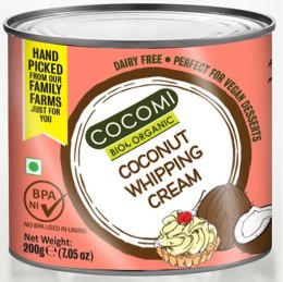 KREM KOKOSOWY DO UBIJANIA BIO 200 g (PUSZKA) - COCOMI COCOMI (wody kokosowe, oleje kokosowe, śmietanki)