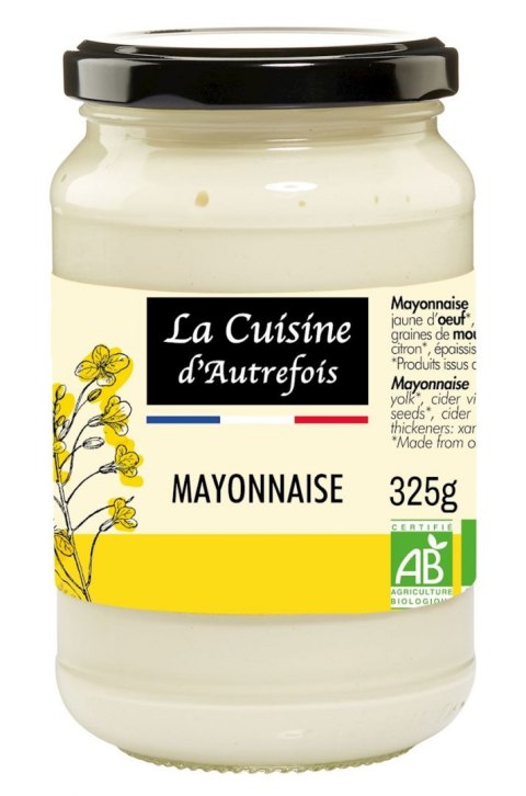 MAJONEZ JAJECZNY BIO 325 g - LA CUISINE D AUTREFOIS LA CUISINE D'AUTREFOIS (majonezy, musztardy)