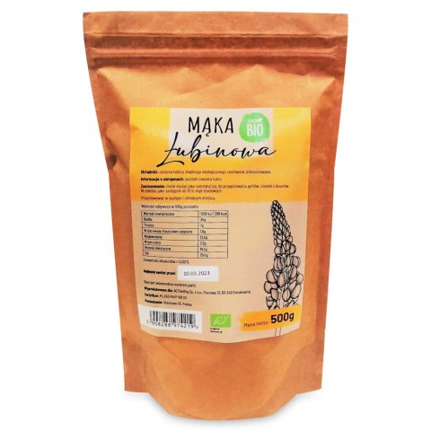 MĄKA ŁUBINOWA BIO 500 g - BIO QLINAR BIO QLINAR (mąki)