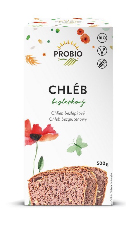 MIESZANKA DO WYPIEKU CHLEBA BEZGLUTENOWA BIO 500 g - PROBIO PROBIO (mieszanki do wypieków, mąki)