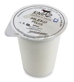 MLEKO PEŁNE ŚWIEŻE BIO 400 ml - EKO KNIAŹ (NA ZAMÓWIENIE) EKO KNIAŹ (nabiał z mleka krowiego)