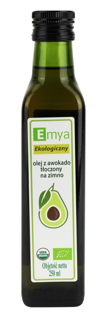 OLEJ Z AWOKADO TŁOCZONY NA ZIMNO BIO 250 ml - EMYA EMYA (olej z awokado)