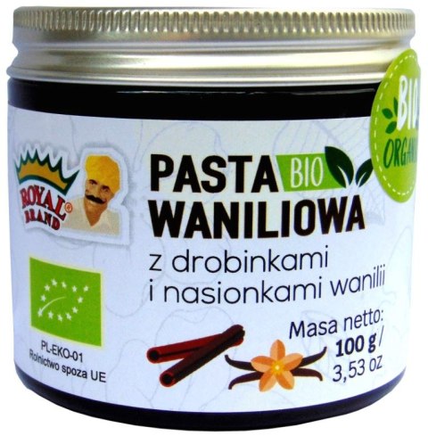 PASTA WANILIOWA BIO 100 g - ROYAL BRAND ROYAL BRAND (aromaty)