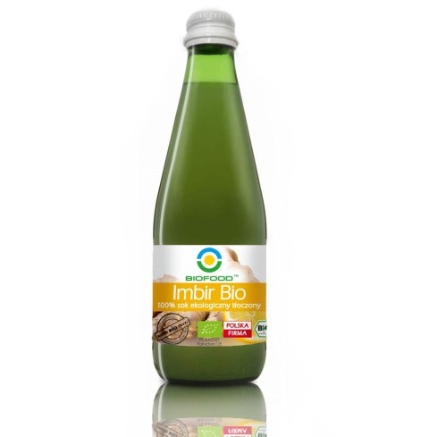 SOK IMBIROWY NFC BEZGLUTENOWY BIO 300 ml - BIO FOOD BIO FOOD (soki, przetwory, octy, olej kokosowy)