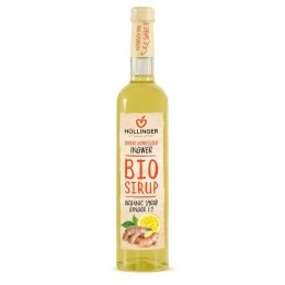 SYROP IMBIROWO - CYTRYNOWY BIO 500 ml - HOLLINGER HOLLINGER (soki, nektary, napoje, syropy)