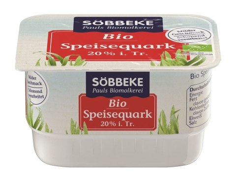 SEREK ŚMIETANKOWY QUARK (20 % TŁUSZCZU W SUCHEJ MASIE) BIO 250 g - SOBBEKE SOBBEKE (nabiał z mleka krowiego)