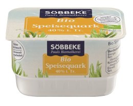 SEREK ŚMIETANKOWY QUARK (40 % TŁUSZCZU W SUCHEJ MASIE) BIO 250 g - SOBBEKE SOBBEKE (nabiał z mleka krowiego)