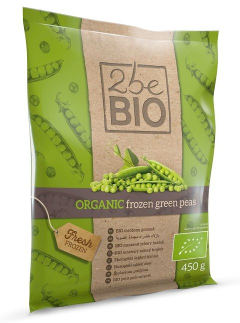 GROSZEK ZIELONY MROŻONY BEZGLUTENOWY BIO 450 g - 2beBIO 2beBIO (MROŻONKI - owoce i warzywa)